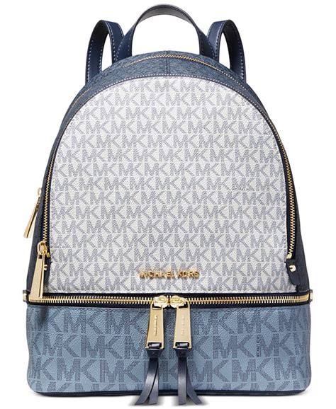 michael michael kors signature rhea zip medium backpack|Michael Kors rhea.